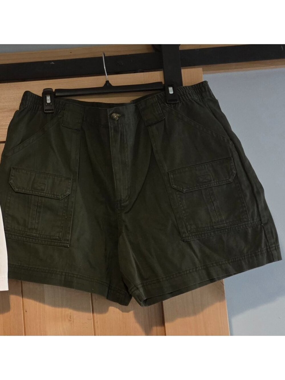 Outdoor Life Men's Cargo Shorts Size 38 Khaki Green